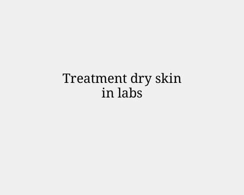 Treatment dry skin in labs